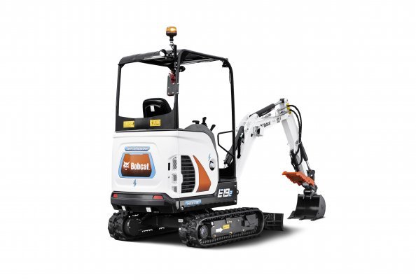 UK Debut for Bobcat E19e Electric Excavator at Executive Hire Show