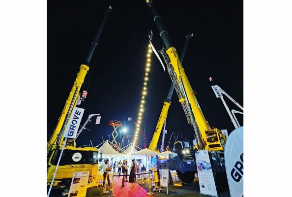 The Manitowoc booth at GIS 2023.