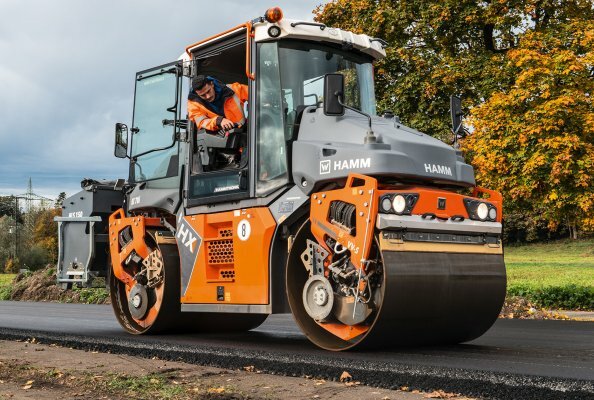 Automatic compaction with Smart Compact is an ideal solution for compacting warm mix asphalts.