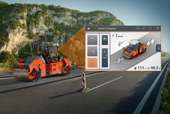 Smart Compact Pro will initially be available for Hamm HD+ series tandem rollers.