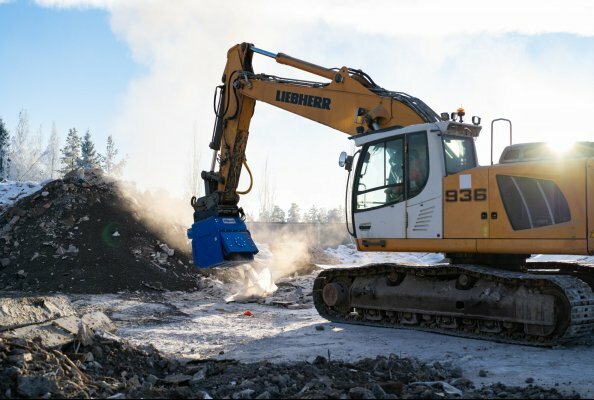 HRVB-HD Hydraulic Recycling Vacuum Bucket