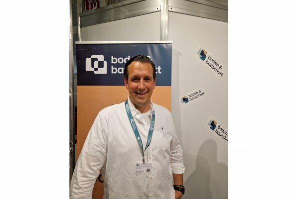 Hauke Harders, founder and managing director of Boden & Bauschutt at NordBau 2023