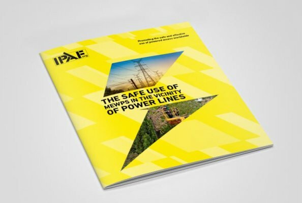 IPAF Safe Use of MEWPs in the Vicinity of Power Lines guidance COVER