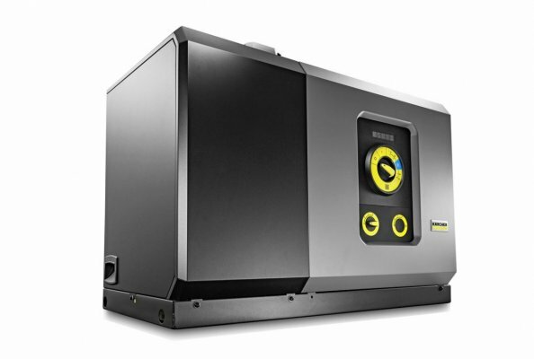 Next generation: The new machines of the hot water high-pressure unit from Kärcher offer a flow rate up to 1300 l/h and up to 210 bar pressure.