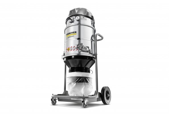 The IVM 40/24-2 H ACD is also able to vacuum combustible types of dust outside of ATEX zones.