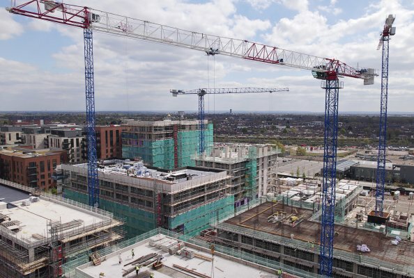 Bennetts deploys four Raimondi flat-tops for one of London’s biggest re-urbanization projects