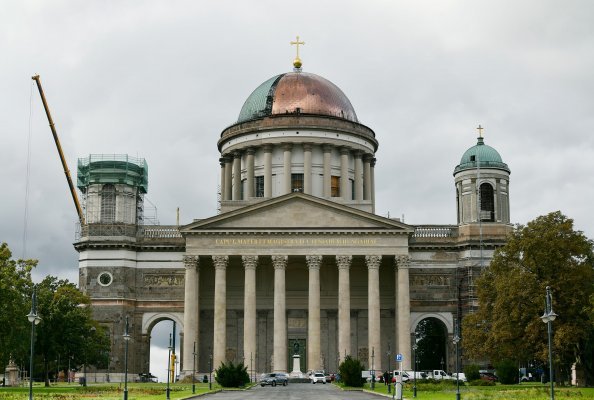 One of the landmarks of Esztergom: Saint Adalbert's Cathedral.