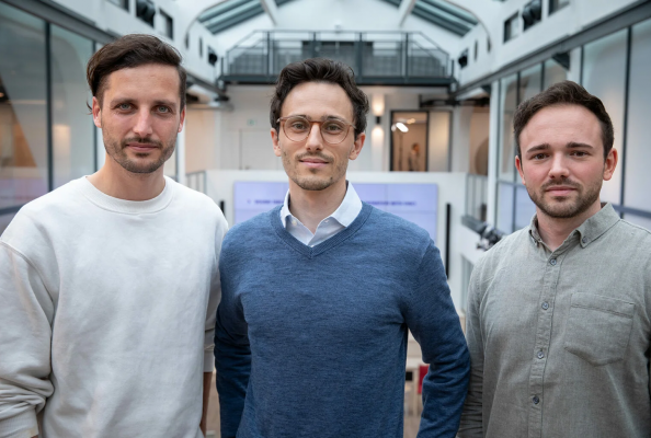 The founders of Machine26: Niklas Fritz, Steffen Schweiger and Christian Schweiger
