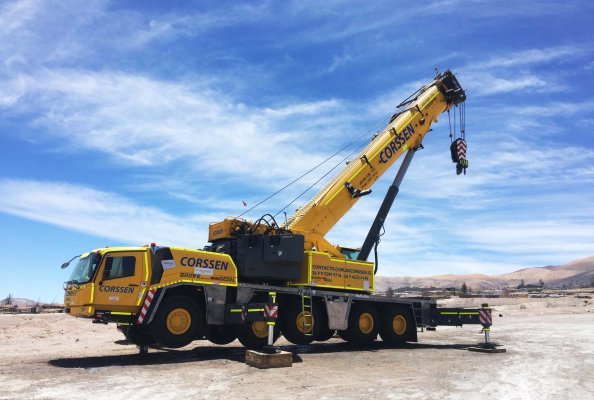 Chilean company Corssen relies exclusively on Grove for challenging high-elevation jobs