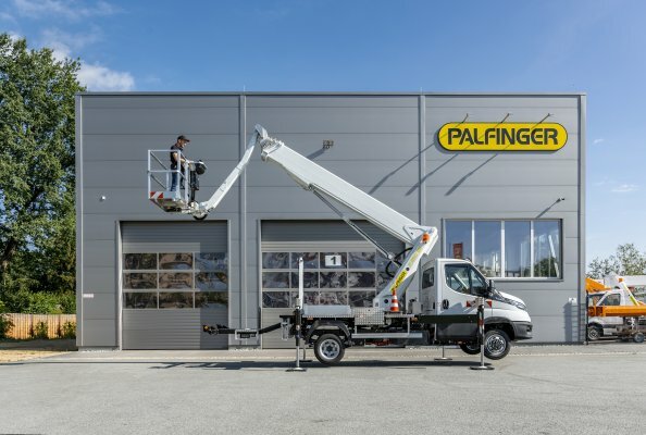 World market leader PALFINGER presents a range of the latest applications at APEX, with the P 250 BK eDRIVE emission-free access platform leading the way.