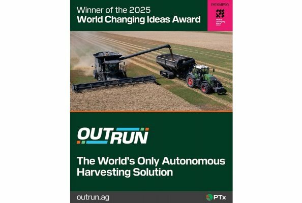 AGCO's PTx Trimble™ Wins Fast Company's World Changing Ideas Award for OutRun™ Autonomous Grain Cart Solution
