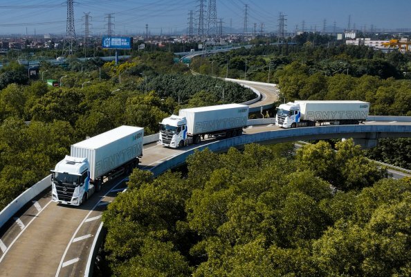  Fourth-Generation SANY × Pony.ai Autonomous Heavy Truck Ready for Mass Production 