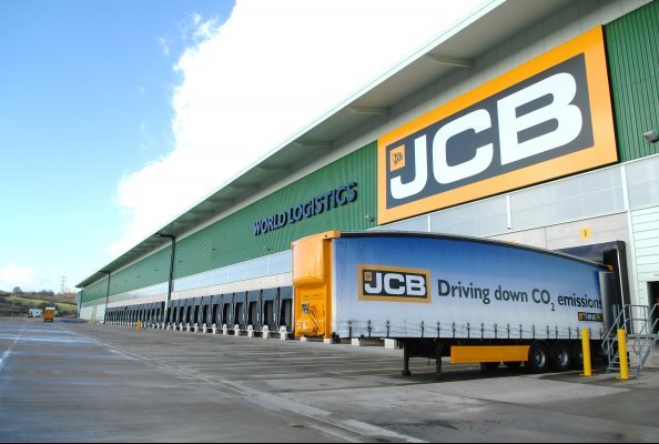 The JCB World Logistics Centre in Newcastle, Staffs