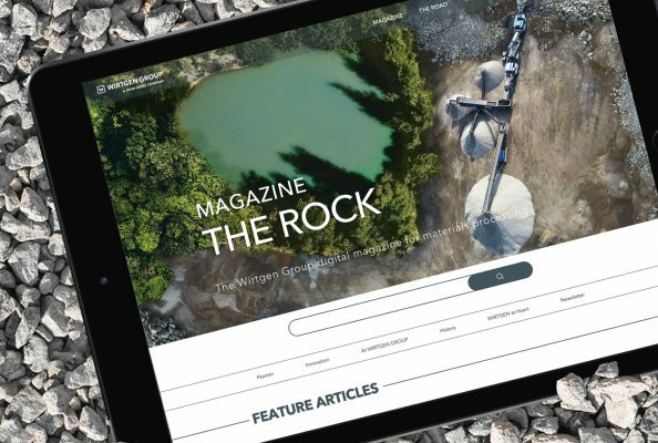 With ‘The Rock’, the company is now providing professionals in materials processing and extraction with their own dedicated magazine for the very first time. This was prompted by the readers’ wish for more reports on the relevant fields of application and on the solutions offered by Kleemann and Wirtgen.