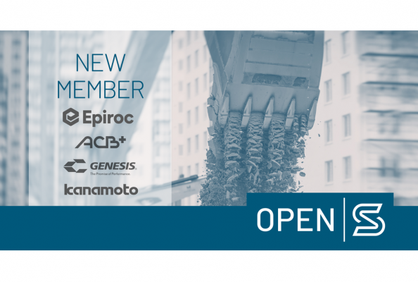 Attachments manufacturers Epiroc and Genesis Attachments and equipment rental company Kanamoto join the Open-S Alliance