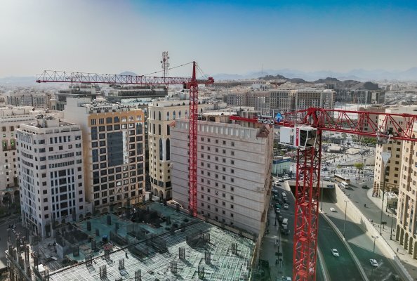 The Prophet’s Mosque in Medina attracts millions of Muslim visitors every year, driving the city’s continued expansion of its hotel and accommodation capacity.