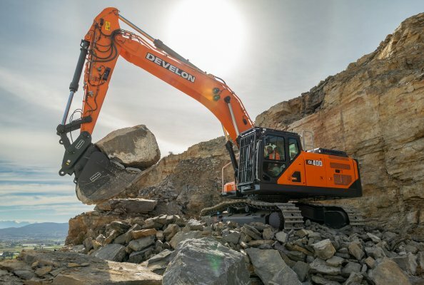 New Powerful Develon Machines and Safety Solutions at steinexpo