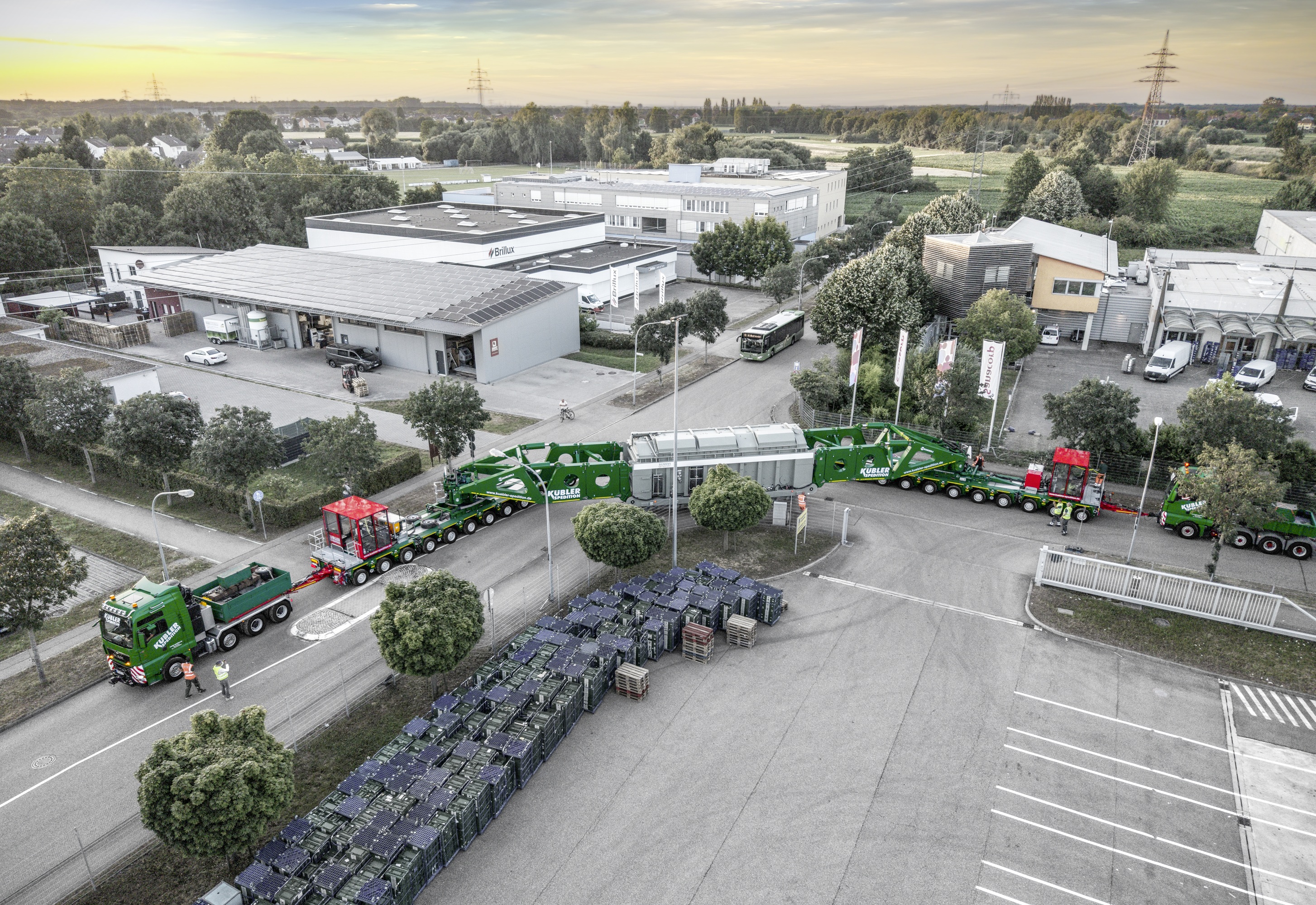 TII SCHEUERLE STB320 first transport
