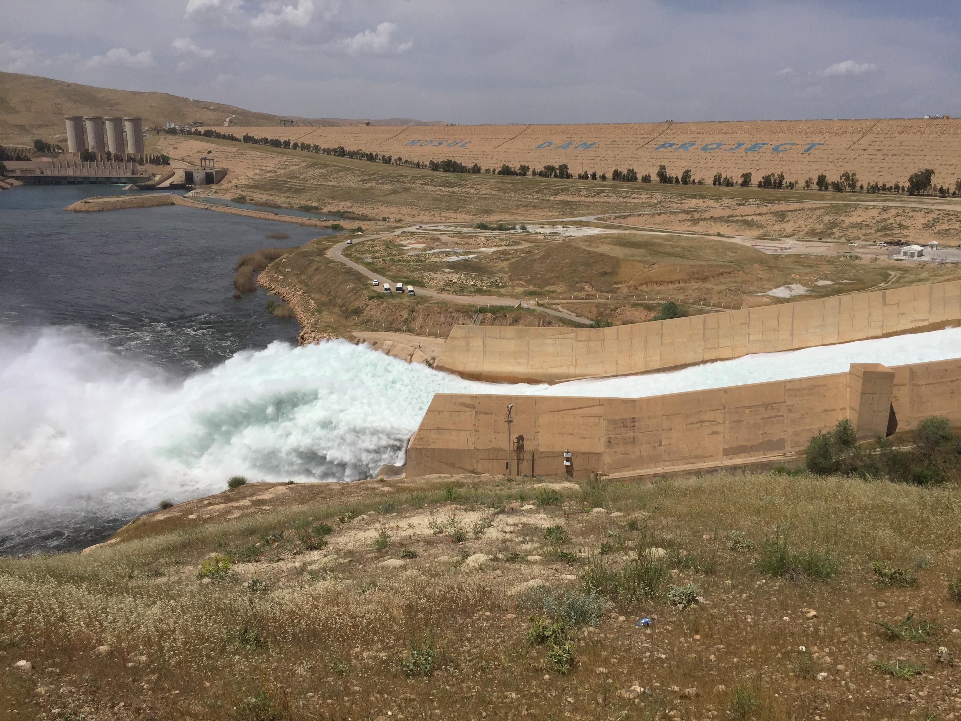 TREVI Mosul Dam - Spillway opening