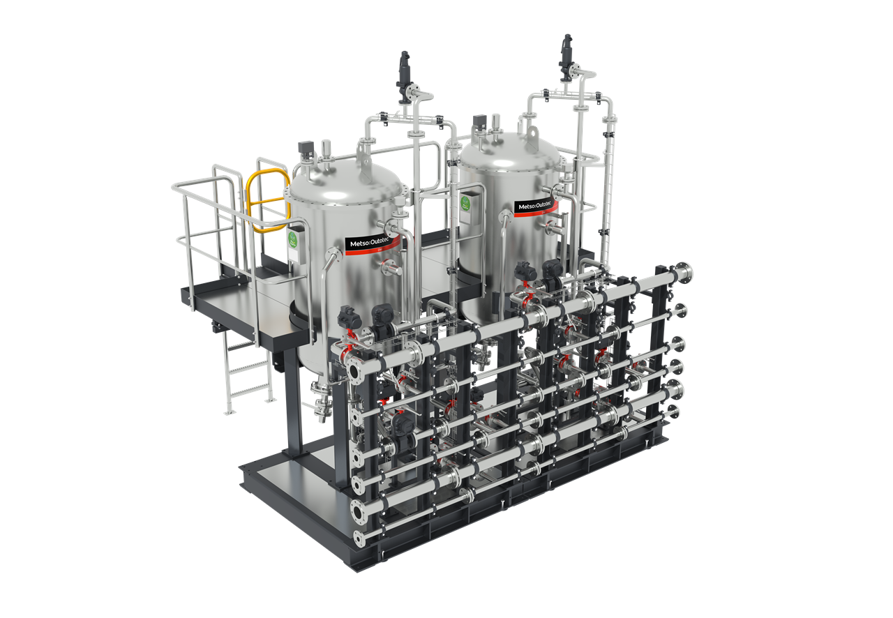 Metso Outotec DM1000 filter for battery chemicals