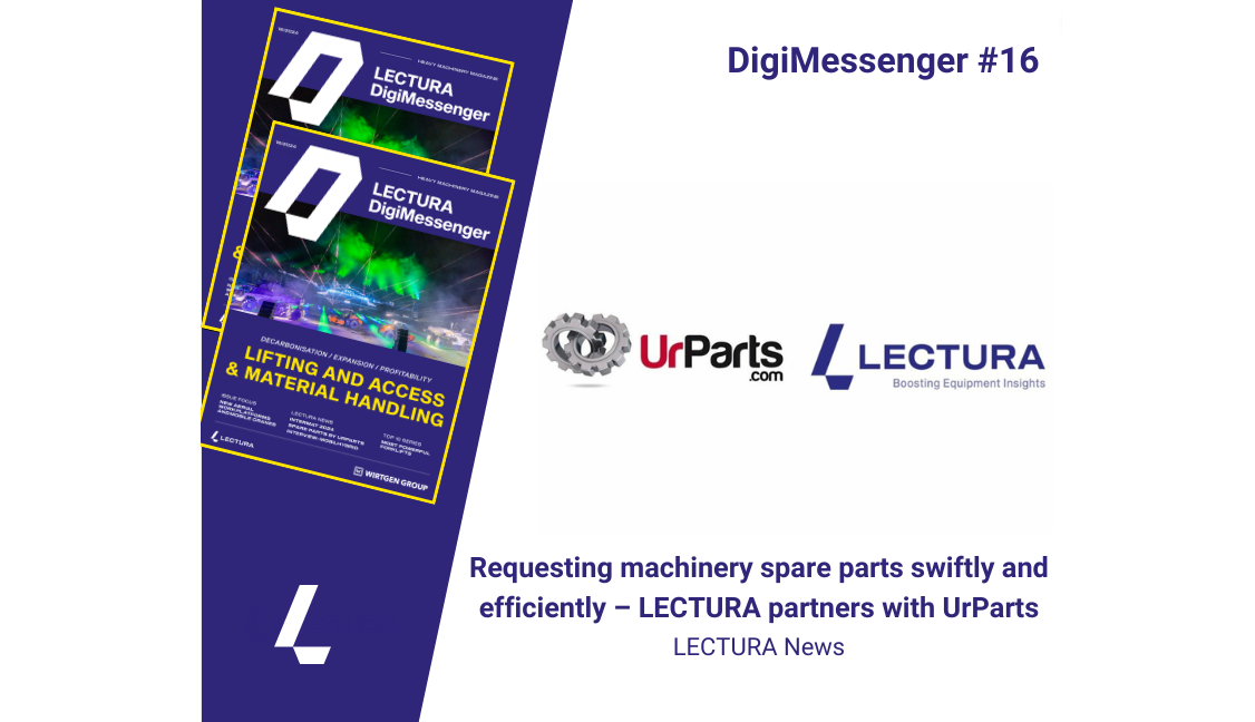 Requesting machinery spare parts swiftly and efficiently – LECTURA partners with UrParts