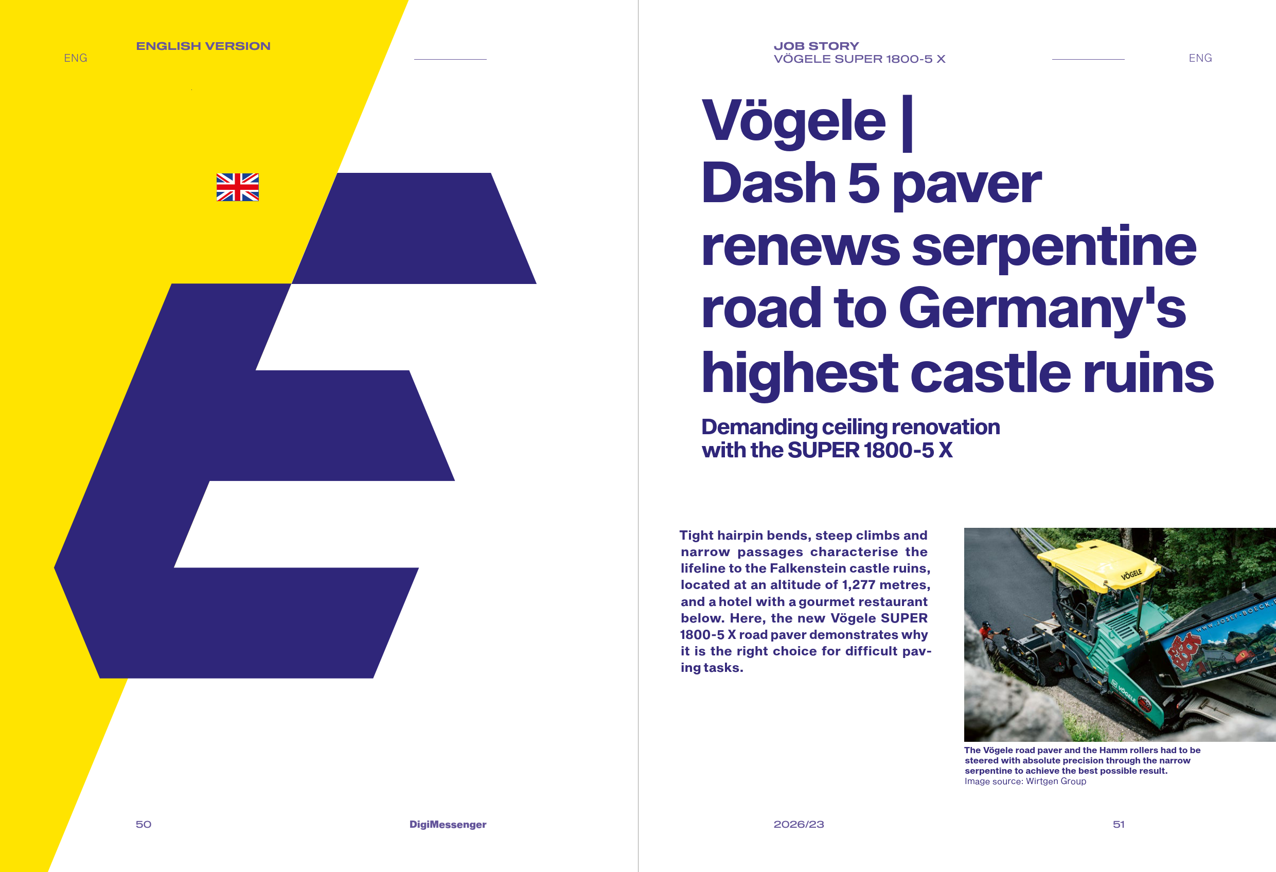 Precision paving on Germany’s steepest roads