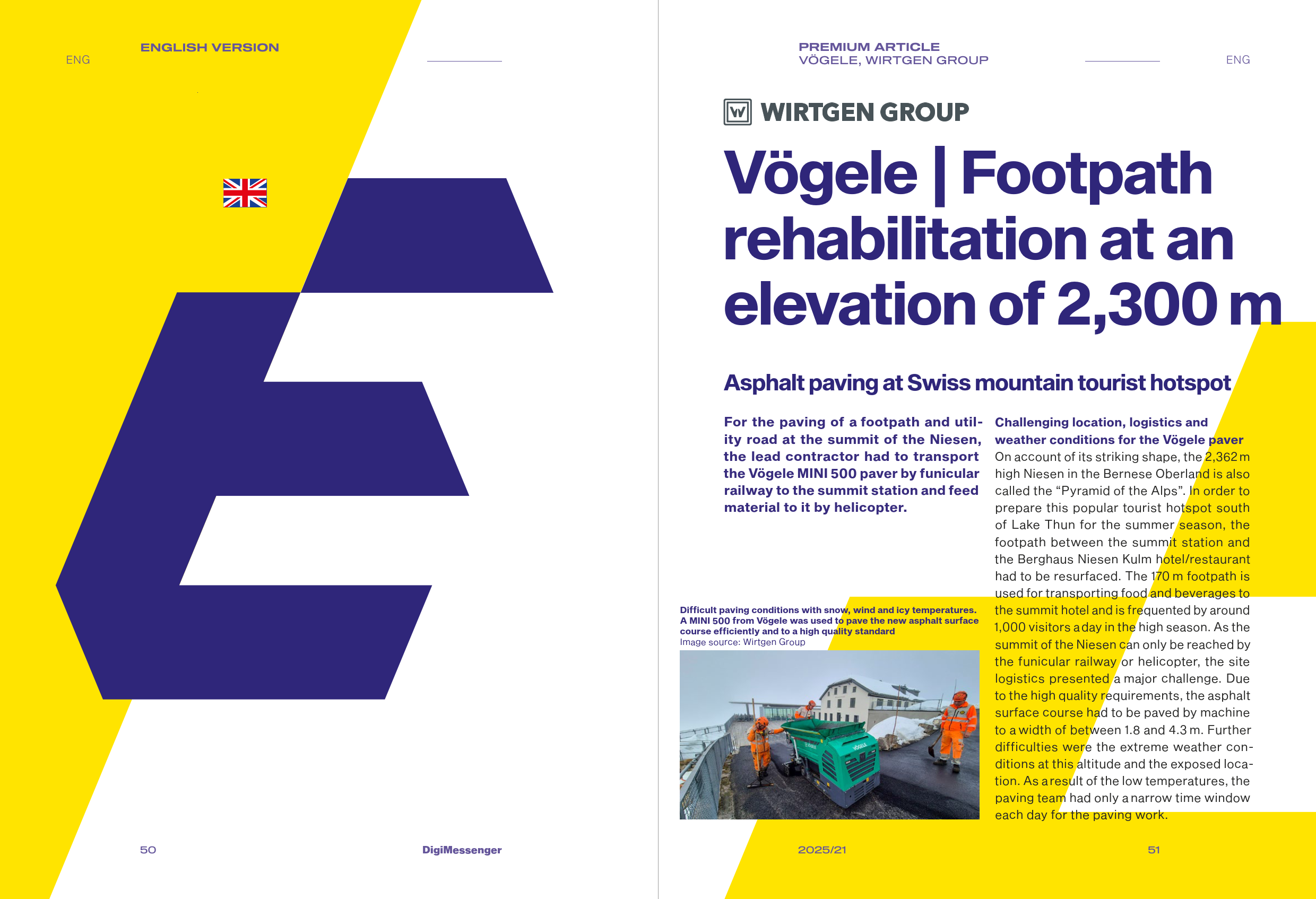 DigiMessenger #21: Vögele Footpath rehabilitation
