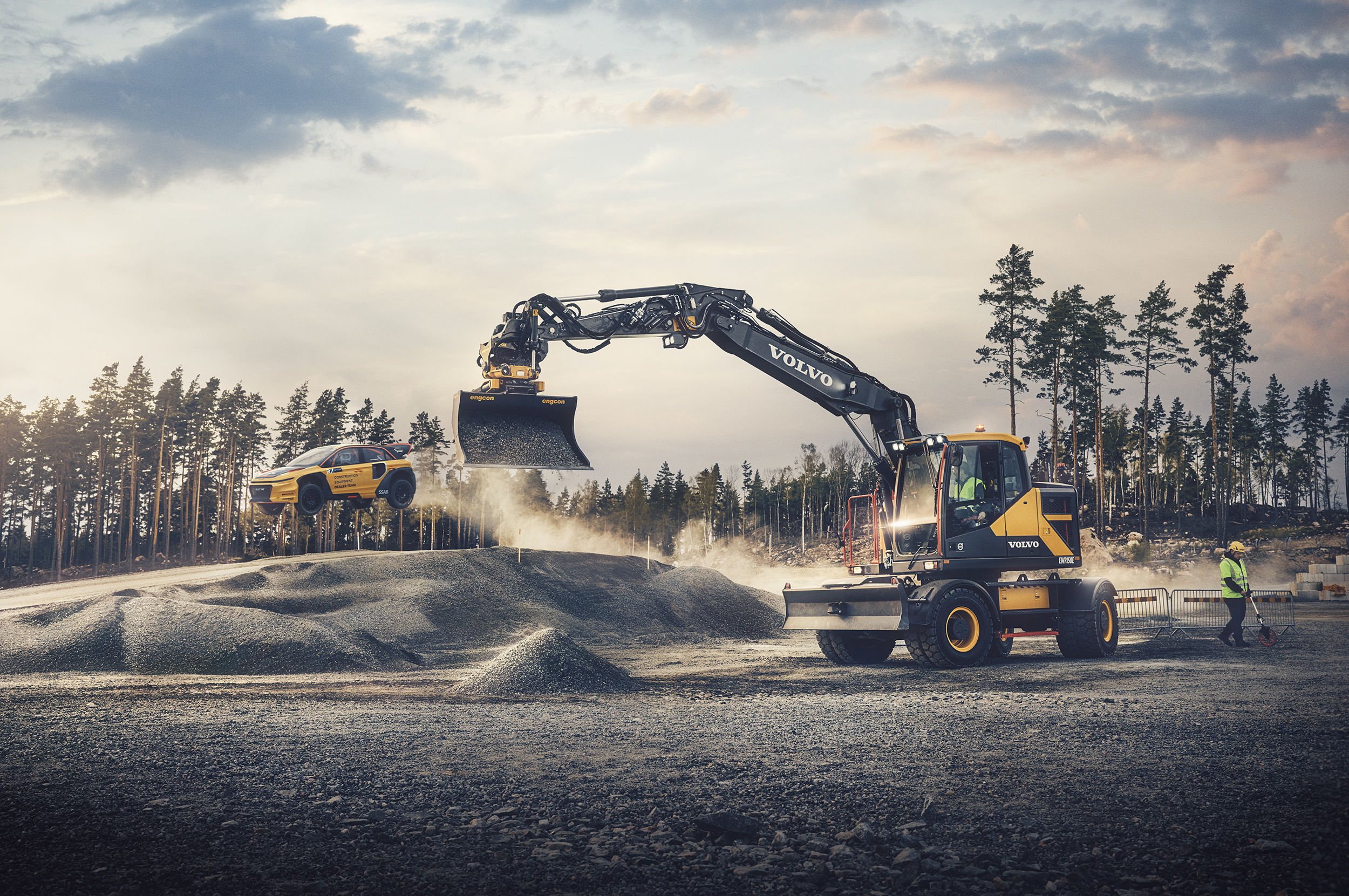 Volvo Construction Equipment and World RX to work on developing the next generation of rallycross tracks