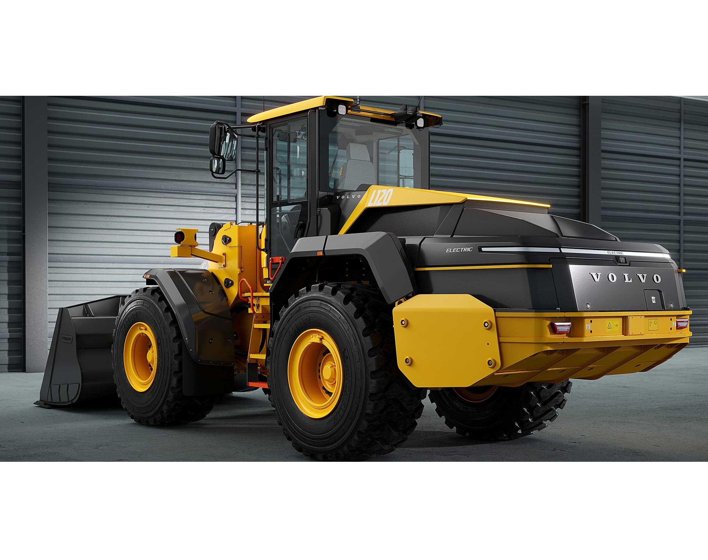 The new look L120 Electric captured the attention of Red Dot’s panel of judges.