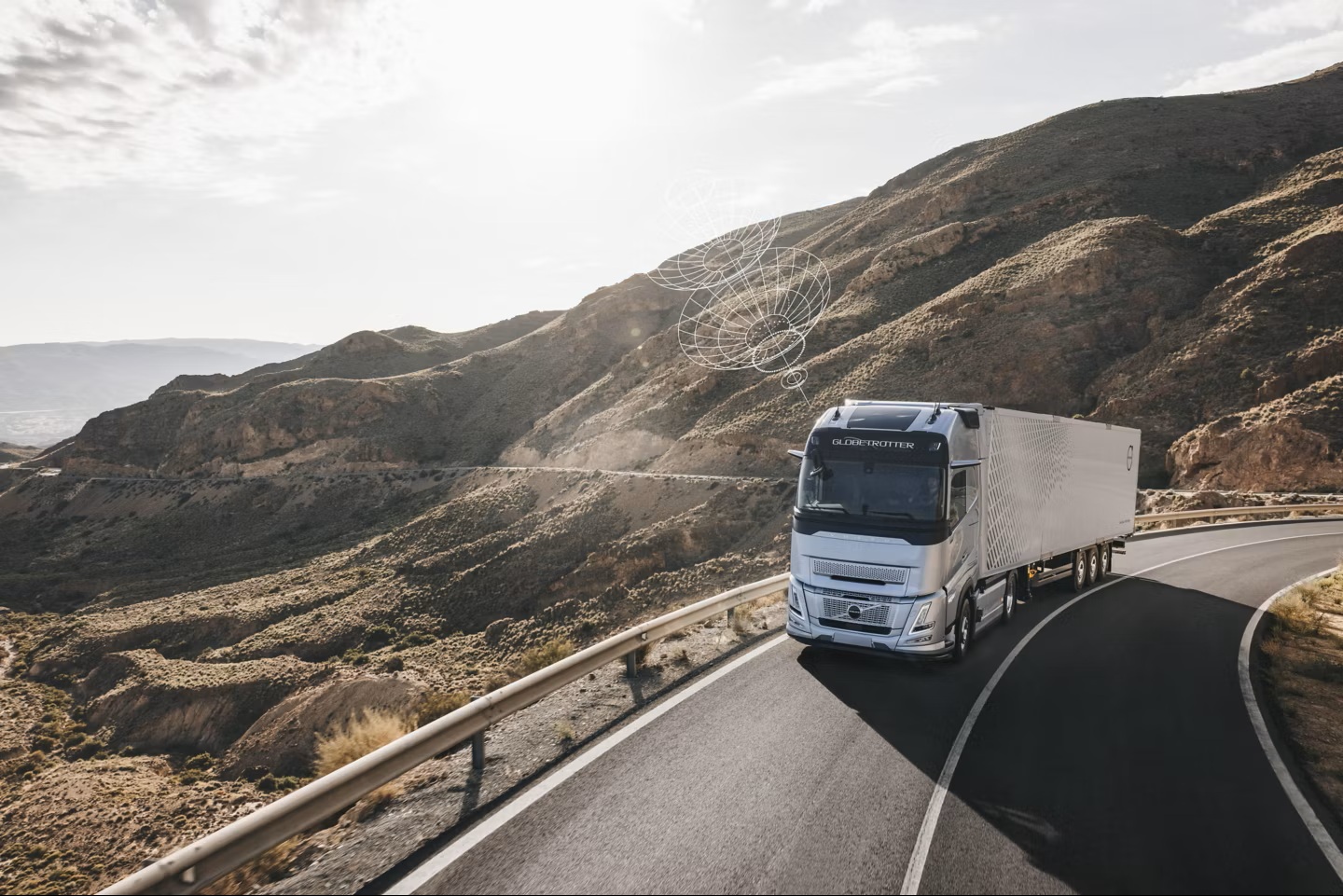 One million connected Volvo trucks are on the road worldwide, and can make use of the Volvo’s full range of services.
