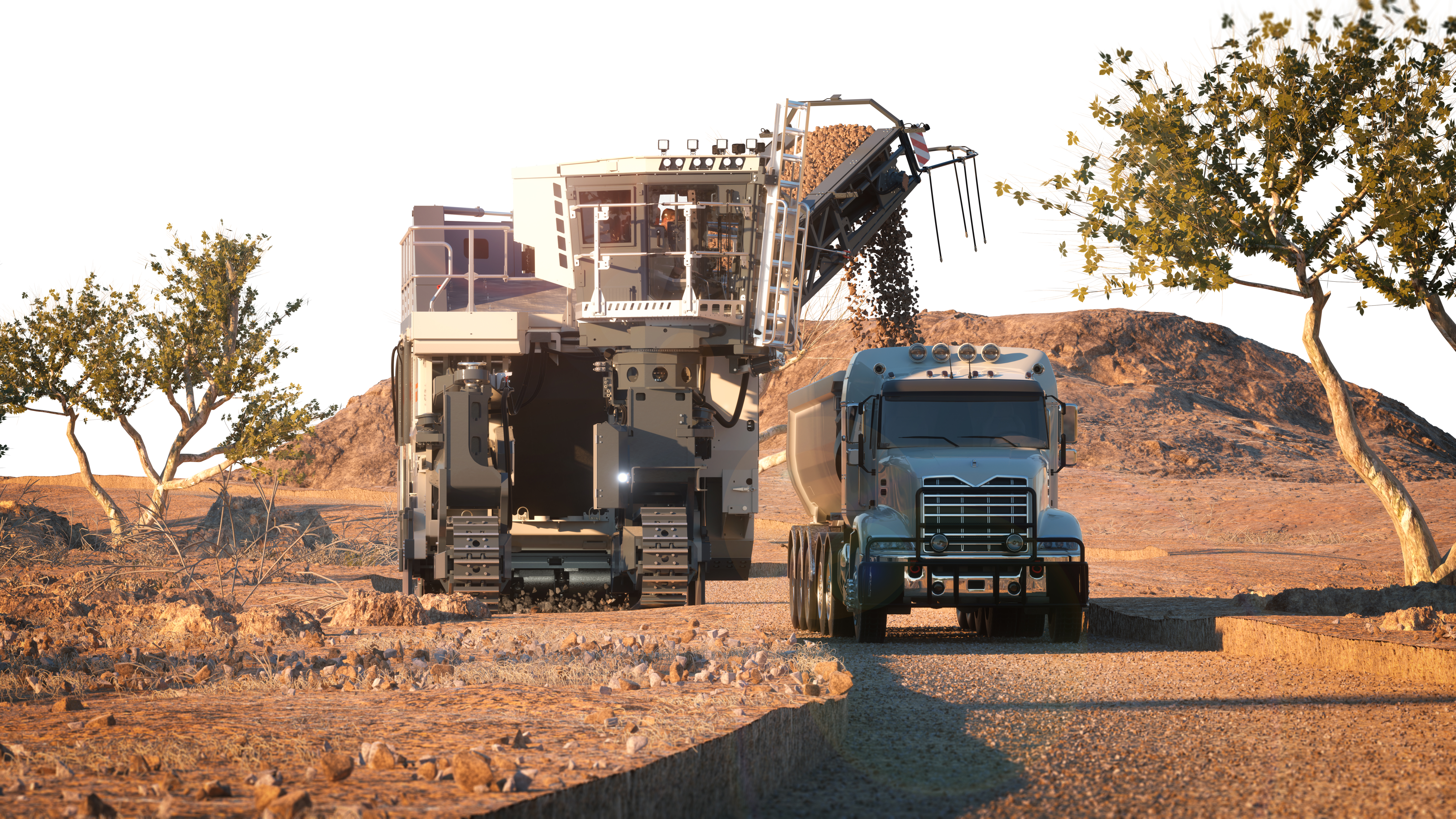 Swivel-mounted on the front chassis column, the air-conditioned and soundproofed operator’s cabin of the 260 SX(i) features all-round glazing and provides a productive working environment with a low risk of fatigue.