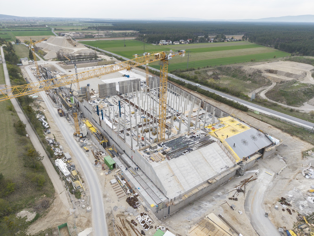 In Neusiedl am Steinfeld wird mit Doka an der langfristigen Trinkwasserversorgung Wiens gebaut. 