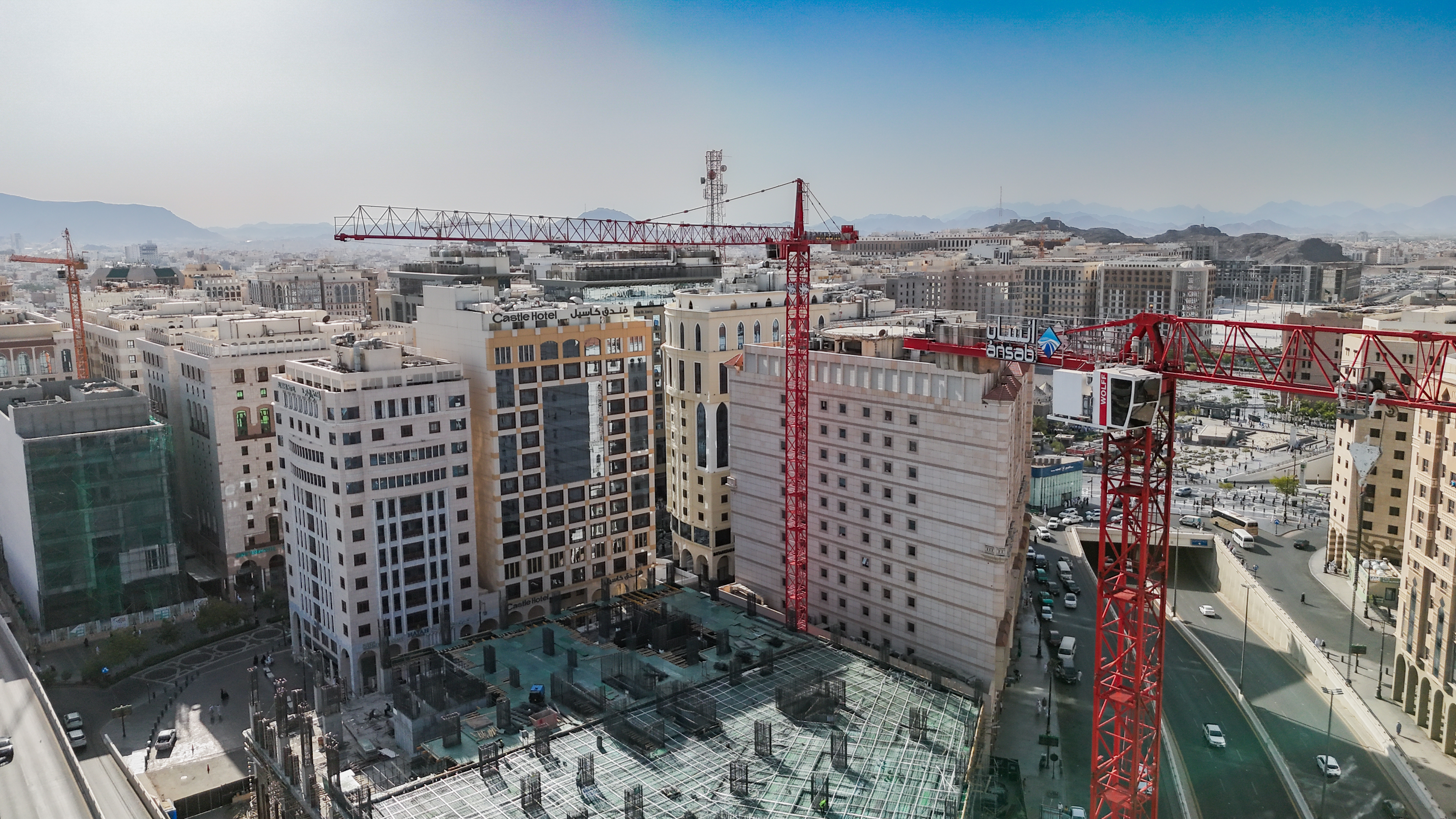 The Prophet’s Mosque in Medina attracts millions of Muslim visitors every year, driving the city’s continued expansion of its hotel and accommodation capacity.