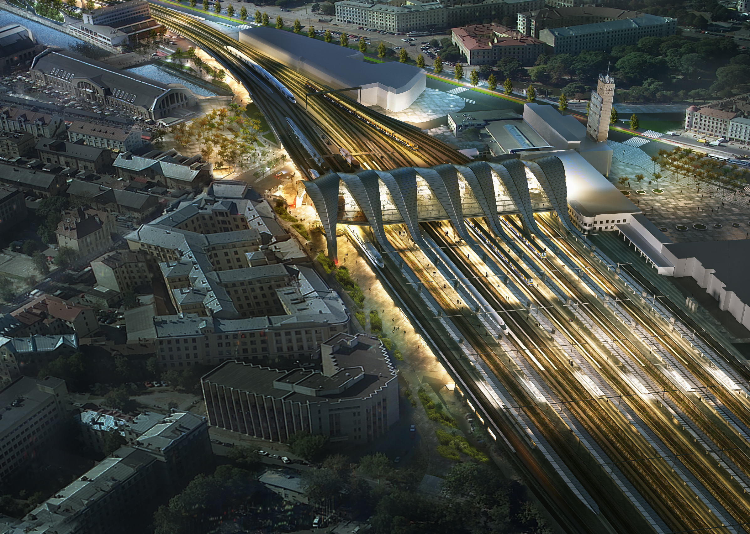 Riga Central Station is one of many Rail Baltica sub-projects involving Doka.