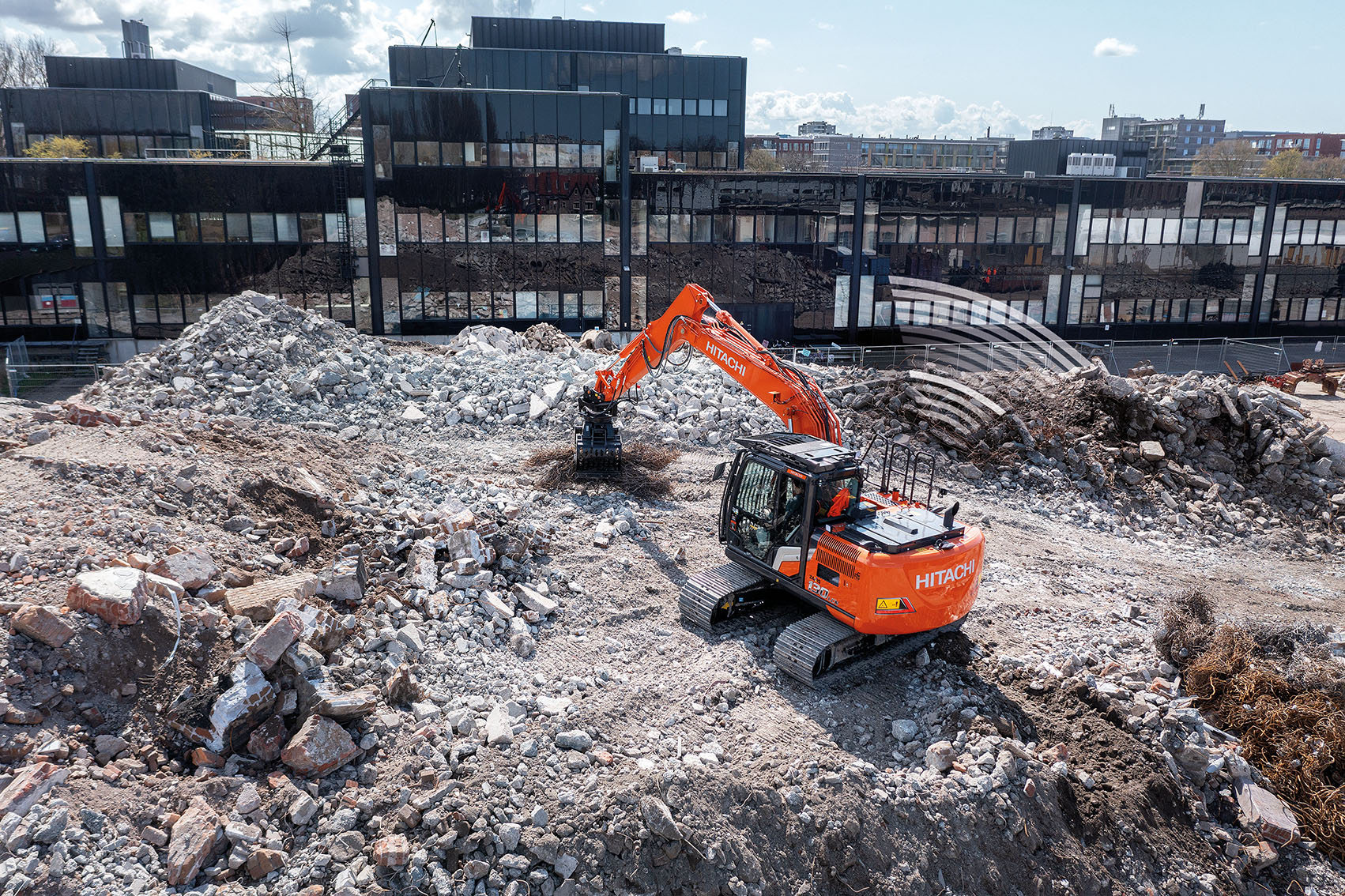 Hitachi ZX130LCN7 Image source Hitachi Construction Machinery (Europe